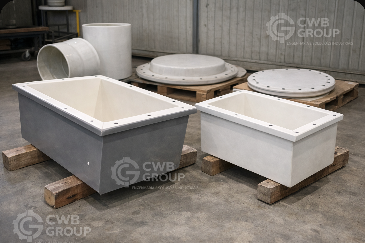 Componentes em fibra